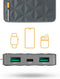 Xtorm 20W Universele Powerbank – Powerbank 10000 mah - 2x USB-A en 1x USB-C PD poort - Airport/Vliegtuig Proof - Grijs