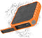 Xtorm Rugged Outdoor Powerbank 10000 mah - Waterdichte Powerbank met Zaklamp 18W - Geschikt als Wintersport Powerbank - 1x USB-C PD + 2x USB-A poorten - Geschikt voor iPhone & Samsung - Oranje