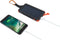 Xtorm Solar Powerbank met zaklamp 5.000 mAh - Powerbank Zonneenergie - Outdoor oplader op Zonne-energie – USB + USB-C uitgang - Oranje