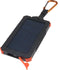 Xtorm Solar Powerbank met zaklamp 5.000 mAh - Powerbank Zonneenergie - Outdoor oplader op Zonne-energie – USB + USB-C uitgang - Oranje