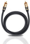 NF - Sub Subwoofer Cinchkabel - RCA Male/Male - 300cm - Goud/Zwart