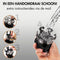Sansbeauté® Skull Sharp PRO - 6-in-1 Scheerapparaat - Draadloos Opladen - Zwart-Zilver