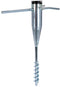 Redcliffs Parasolhouder - Metaal - Geschikt voor parasols Ø 25 tot 55 mm - Zilver