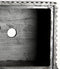 Gatura zuil 35x35x80 cm - hout mat zwart/glas smoke