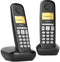 Gigaset AL380 Duo - DECT telefoon - 2 handsets - 50m binnenshuis 300m buitenshuis - zwart (2 stuks)