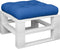 vidaXL - Palletkussen - 50x50x10 - cm - stof - koningsblauw