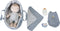 Little Dutch Babypop Jim - Pluche-pop - 30 cm - Inclusief wiegje en toebehoren