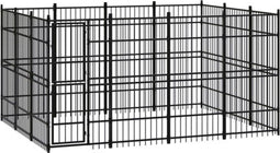 vidaXL - Hondenkennel - 11,06 - m² - staal