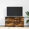 vidaXL - Tv-meubel - 100x35x54 - cm - bewerkt - hout - gerookt - eikenkleurig