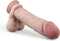 Blush Dildo Love Toy Dr. Skin Plus 9 Inch Thick Posable Dildo With Balls Vanilla beige