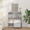 vidaXL - Kaptafel - met - Laden - - - Betonnen - Grijs - 79x41x140 - cm