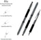 XtremeMac 3-in-1 High Precision Stylus Pen - Aluminium - Rubberen Grip - lichtgewicht - Grijs/Zwart
