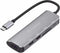 XtremeMac 6-ports USB-C Hub - 4K HDMI - Grijs