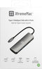 XtremeMac 6-ports USB-C Hub - 4K HDMI - Grijs