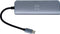 XtremeMac 6-ports USB-C Hub - 4K HDMI - Grijs