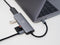 XtremeMac 6-ports USB-C Hub - 4K HDMI - Grijs