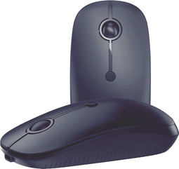 XtremeMac Multi-Connection Mouse Bluetooth, Type-C en USB-A - Space grey