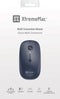 XtremeMac Multi-Connection Mouse Bluetooth, Type-C en USB-A - Space grey