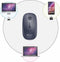XtremeMac Multi-Connection Mouse Bluetooth, Type-C en USB-A - Space grey
