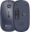 XtremeMac Multi-Connection Mouse Bluetooth, Type-C en USB-A - Space grey