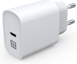 XtremeMac USB-C Lader - 100% Gerecycled Plastic - 20W - Wit