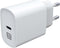 XtremeMac USB-C Lader - 100% Gerecycled Plastic - 20W - Wit