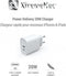 XtremeMac USB-C Lader - 100% Gerecycled Plastic - 20W - Wit