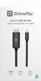 XtremeMac USB-C naar HDMI Kabel - HDMI 4K - 60 Hz - 2 Meter - Grijs