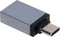 XtremeMac USB-C naar USB-A Adapter - Snellader - Zwart