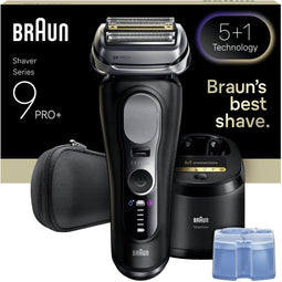 Braun Series 9 PRO+ - Elektrisch Scheerapparaat - Pro SensoAdapt 6in1 SmartCare Center - Zwart