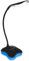 LED Bureaulamp - Estoya Mimo - 3W - Helder/Koud Wit 5500K - Touch Schakelaar - Dimbaar - Flexibele Arm - USB Opladen - Mat Zwart - Kunststof