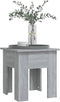 vidaXL - Salontafel - 40x40x42 - cm - bewerkt - hout - grijs - sonoma - eikenkleurig