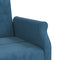 vidaXL - Slaapbank - met - kussens - fluweel - blauw