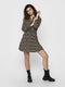 ONLY ONLCORY LS V-NECK TUNIC WVN NOOS - Korte jurk met lange mouwen - All over print - Maat L