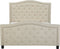 AUREL - Tweepersoonsbed - Beige - 160 x 200 cm - Polyester