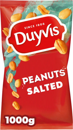 Pinda duyvis gezouten zak 1000 gram | 12 stuks
