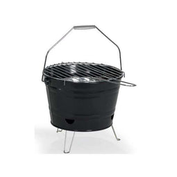 Draagbare houtskoolbarbecue - LIVOO - DOC327N - Roestvrij staal - Kookoppervlak ø27 cm - Hoogte 2...
