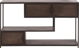 PTMD Kast Duana Playful Rusty Zwart Iron Laag