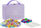 Plus-Plus Basic Reiskoffer - Bouwset 600 delige - Creatief constructiespeelgoed - Pastel Lila paars