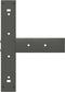 vidaXL - Bartafelpoten - 2 - st - T-vormig - 40x35x(110-111) - cm - staal - antraciet