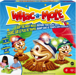 Mattel Games Mep de mol - Behendigheidspel met licht en geluid - Nederlands (2 stuks)