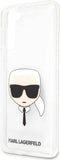 Karl Lagerfeld - Backcase Hoesje - Geschikt voor Samsung Galaxy S21 Plus - Flexibele Randen - Transparant