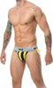 MOB EROTICWEAR - YELLOW-BLACK SPORTS JOCKSTICK XXL