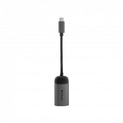 Verbatim 49146 - USB-C naar Gigabit-ethernetadapter - 0.10 m - 1x RJ45