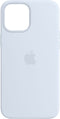 Apple iPhone 12 Pro Max - MagSafe Siliconen Back Cover - Schokabsorberend - Lichtblauw