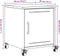 vidaXL - Nachtkastjes - 2 - st - 36x39x43,5 - cm - staal - mosterdgeel