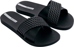 Ipanema Street - Dames Slippers - Slides met gevlochten band - Zwart