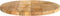 vidaXL - Tafelblad - rond - Ø - 60x3,8 - cm - massief - ruw - mangohout