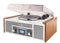 NR 7 - Stereo-Nostalgie Muziekinstallatie - Platenspeler FM-tuner CD-RW MP3 USB Bluetooth Aux-In - Bruin