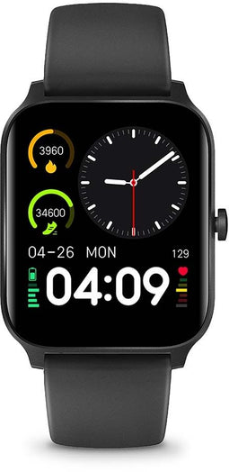 Nedis BTSW30BK - Smartwatch - 1.69" LCD - IP68 waterdicht - Zwart